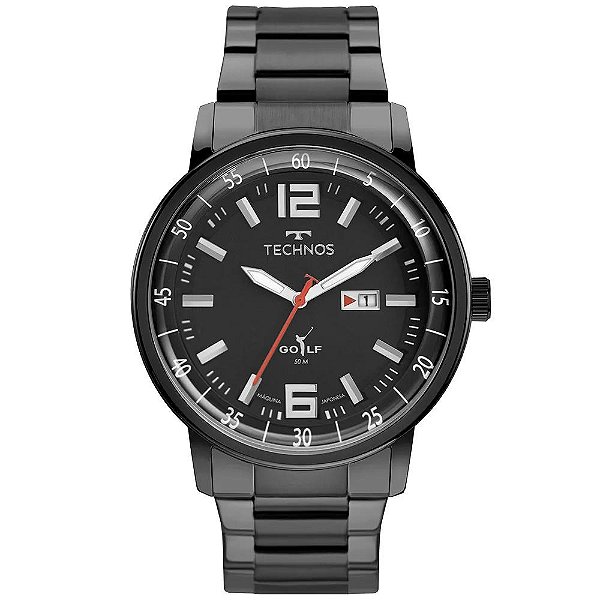 Relógio Technos Masculino Golf Preto - 2115MWC/1H