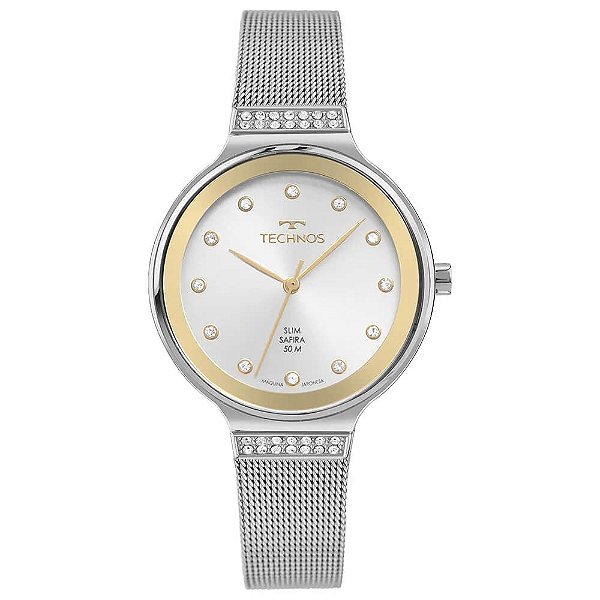 Relógio Technos Feminino Slim GL32BA/1K