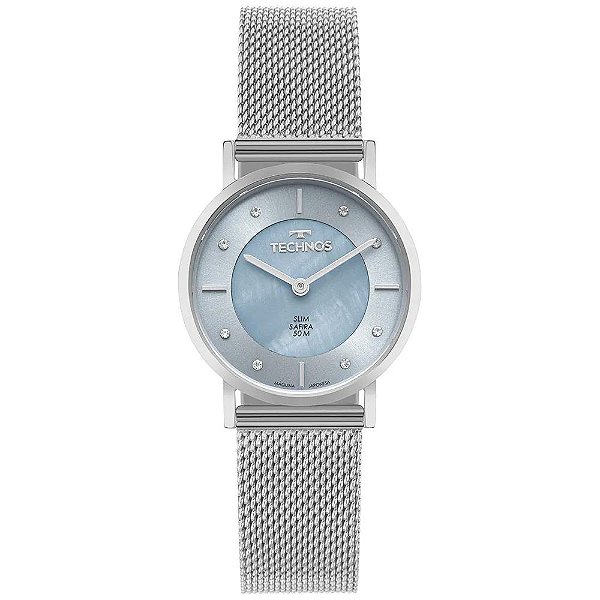 Relógio Technos Feminino Slim Prata - 2025LTW/1V