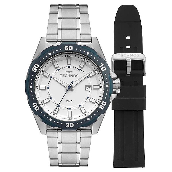 Relógio Technos Masculino Racer Premium Bicolor - 2315LBD/T1B