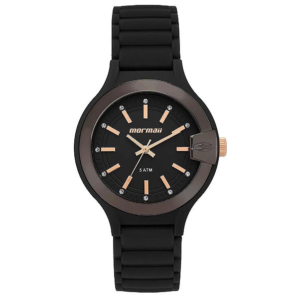 Relógio Mormaii Feminino Luau Preto - MO2036JW/8P