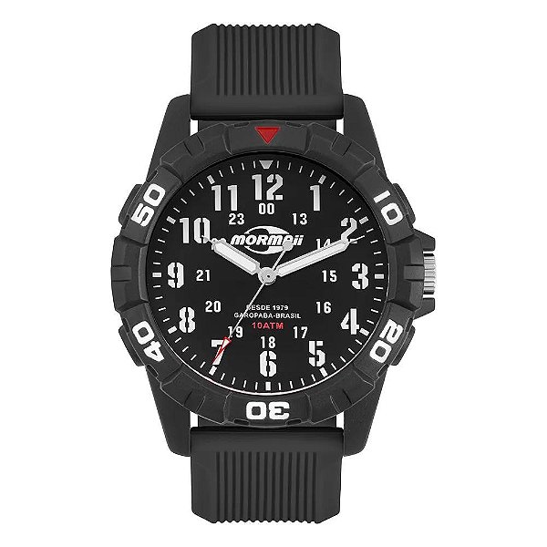 Relógio Mormaii Masculino Casual Preto - MOPC21JALM/8P