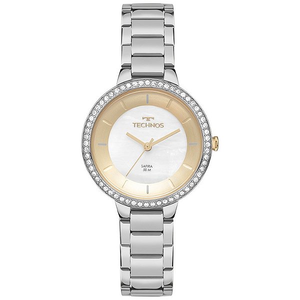 Relógio Technos Feminino Slim Prata - VJ21AD/1D