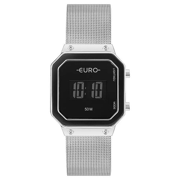 Relógio Euro Feminino Ff Glam Prata - EUJ8583AB/4K