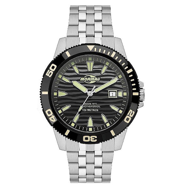 Relógio Mormaii Masculino Steel Basic Prata - MO2317AU/1P