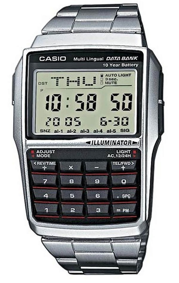 RELÓGIO CASIO DATABANK MASCULINO DBC-32D-1ADF