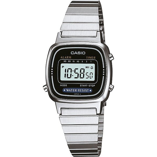 Relógio Casio Feminino Vintage LA670WA-1DF