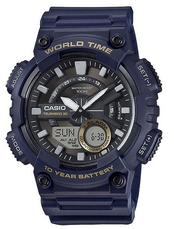 Relógio Casio Masculino AEQ-110W-2AVDF
