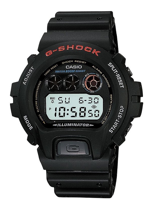 RELÓGIO CASIO MASCULINO G-SHOCK DW-6900-1VDR