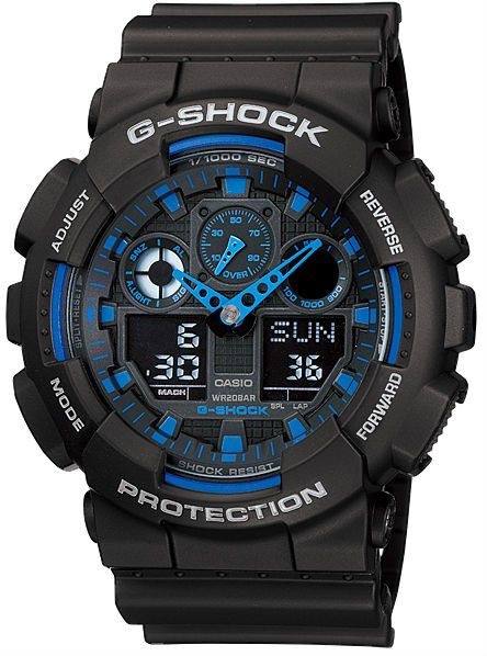 RELÓGIO CASIO MASCULINO G-SHOCK GA-100-1A2DR