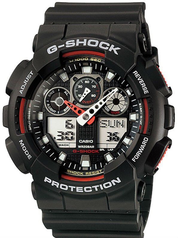 RELÓGIO CASIO MASCULINO G-SHOCK GA-100-1A4DR