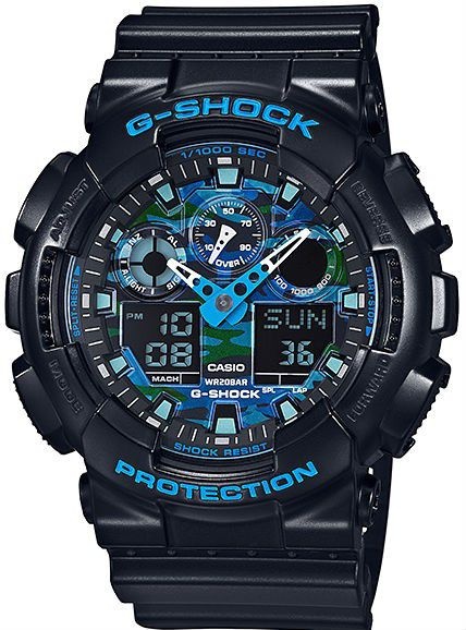 RELÓGIO CASIO MASCULINO G-SHOCK GA-100CB-1ADR
