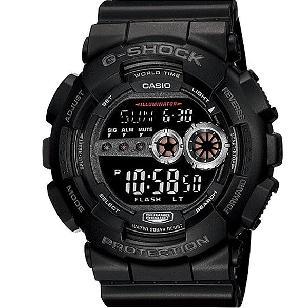 RELÓGIO CASIO MASCULINO G-SHOCK GD-100-1BDR