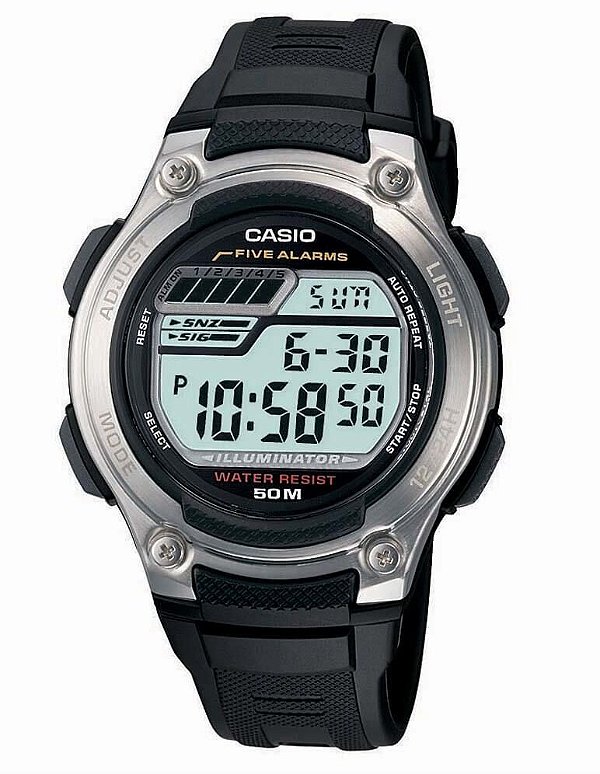 Relógio Casio Masculino Standard W-212H-1AVDF