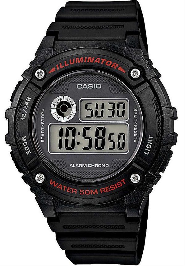 Relógio Casio Masculino W-216H-1AVDF