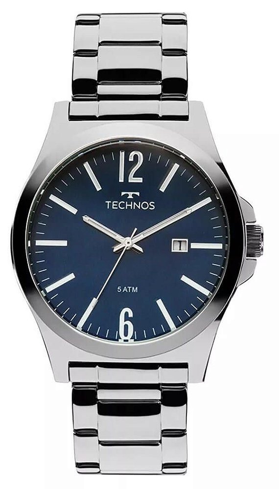Relógio Technos Classic Steel Masculino 2115LAY/1A