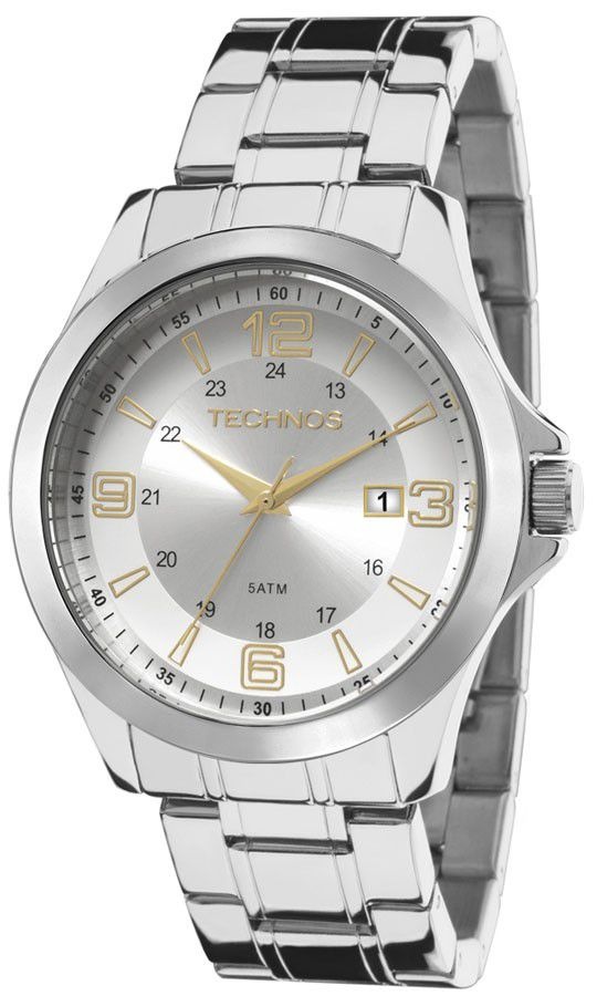 Relógio Technos Classic Steel Masculino 2115MKT/1K