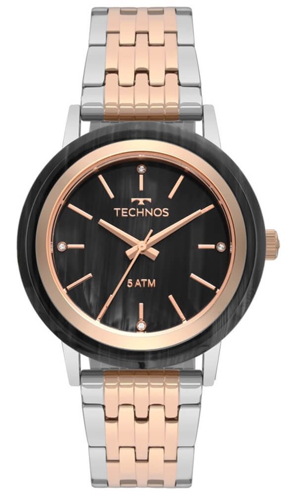 Relógio Technos Feminino Unique bicolor 203AAD/5P