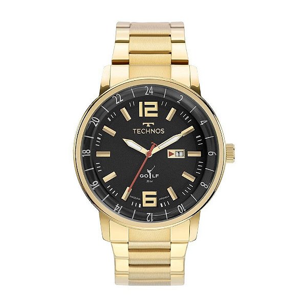 Relógio Technos Masculino Classic Golf 2115MWD/1P