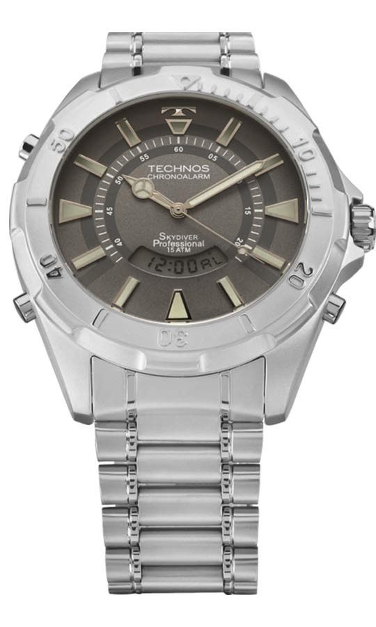 Relógio Technos Masculino Performance Skydiver T205FM/1C
