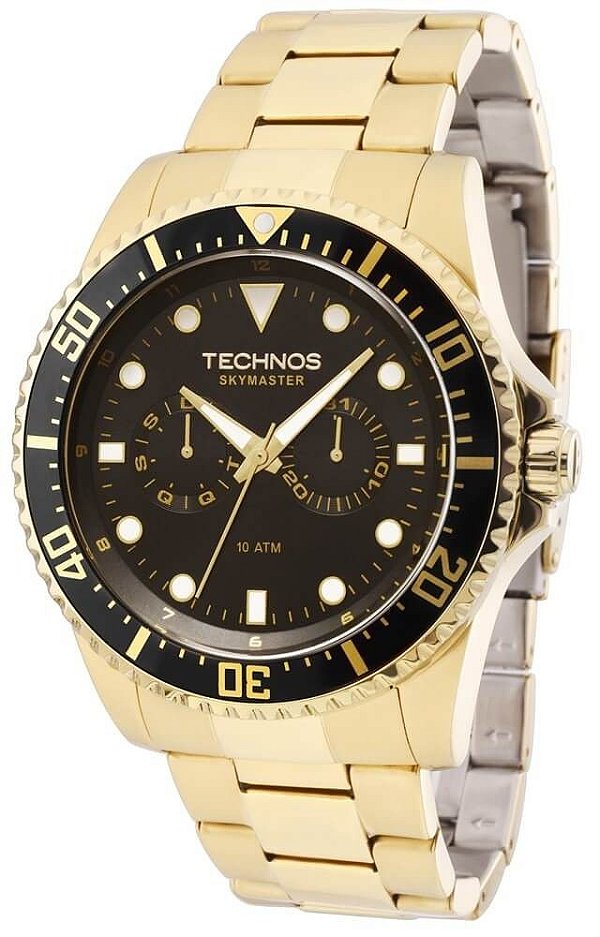 Relógio Technos Masculino Performance Skymaster 6P25BF/4P