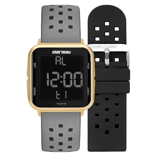 Relógio Mormaii Lab Digi MO6600AI/T8A troca pulseira