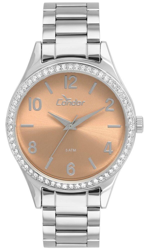 Relógio Condor Feminino CO2035KUX/K3T  + Colar e Brincos