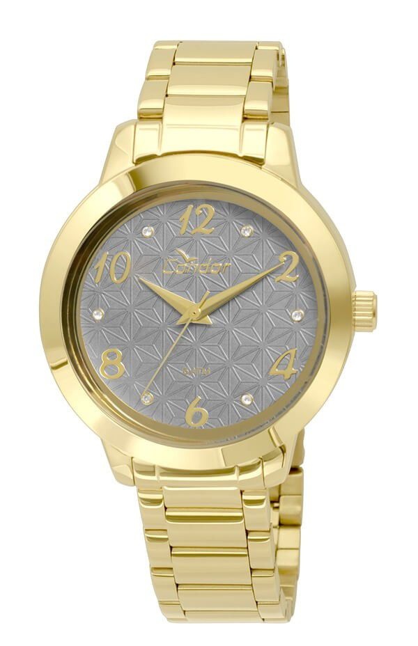 Relógio Condor Feminino CO2036KSU/K4C  + Colar e Brincos