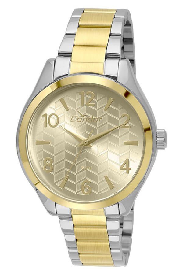 Relógio Condor Feminino CO2036KSY/K5D + Colar + Brincos