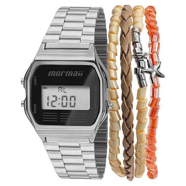 Kit Relógio Mormaii Vintage MOJH02AA/K3P + pulseira
