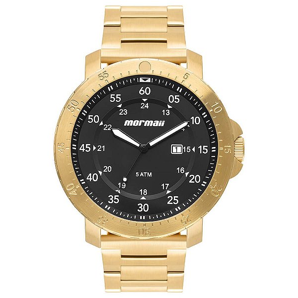 Relógio Mormaii Masculino Urban Dourado MO2115BI/4D