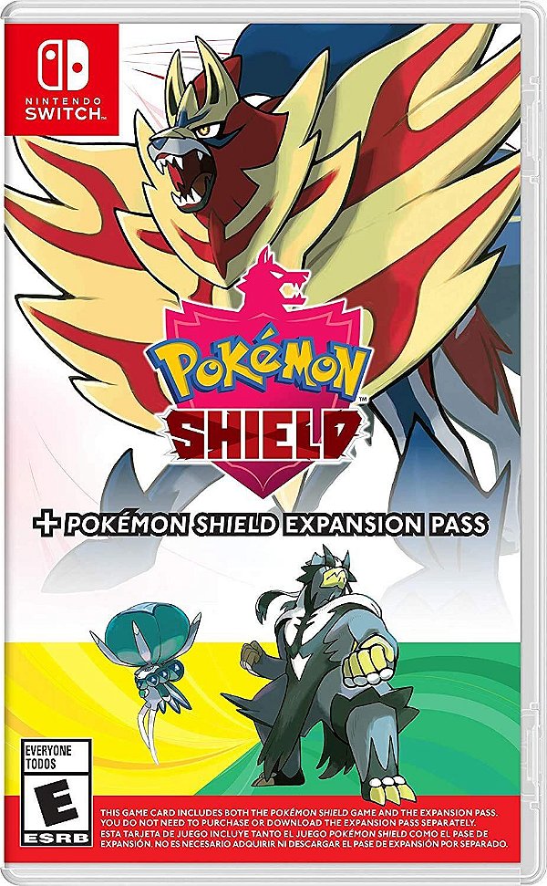 Pokemon Shield + Pokemon Shield Expansion Pass - Switch