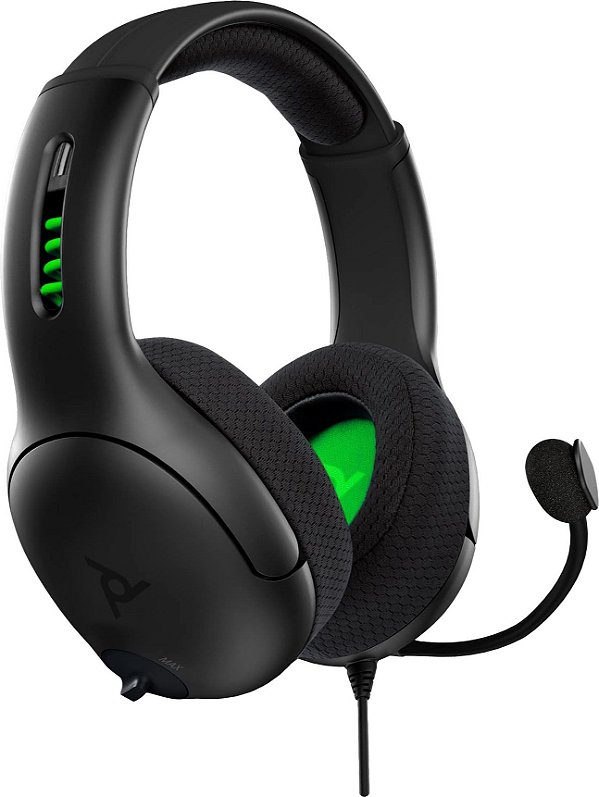 PDP  LVL50 Wired Stereo Gaming Headset (Preto com Fio) - XBOX-ONE, XBOX-SERIES X/S e PC