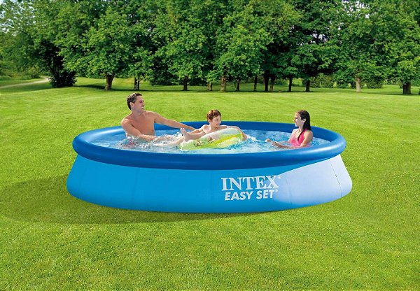 Piscina Intex Easy Set de 5.621 Litros com 3,66m de Diâmetro e 76cm de profundidade (C/ Bomba Filtro 220v)