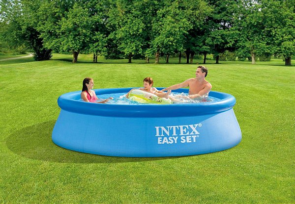 Piscina Intex Easy Set de 5.621 Litros com 3,66m de Diâmetro e 76cm de Profundidade
