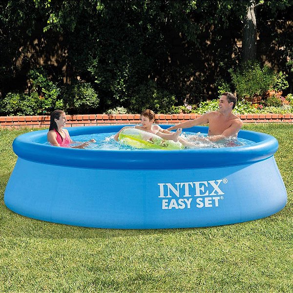 Piscina Intex Easy Set de 3.853 Litros com 3,05m Diâmetro e 76cm de Profundidade