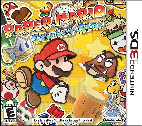 Paper Mario Sticker Star (World Edition) - 3DS