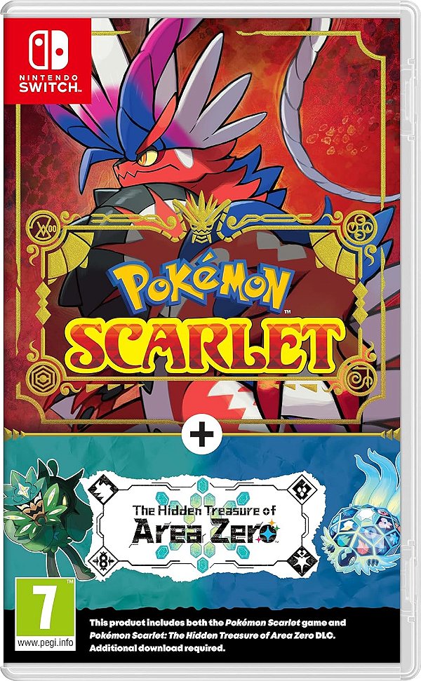 Pokémon Scarlet+The Hidden Treasure of Area Zero(EU)- Switch