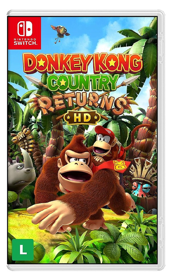 Donkey Kong Country Returns HD (Jogo BR em Espanhol)- Switch