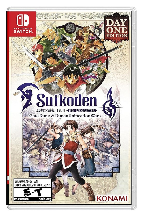 Suikoden I & II HD Remastered (Americano) - Switch