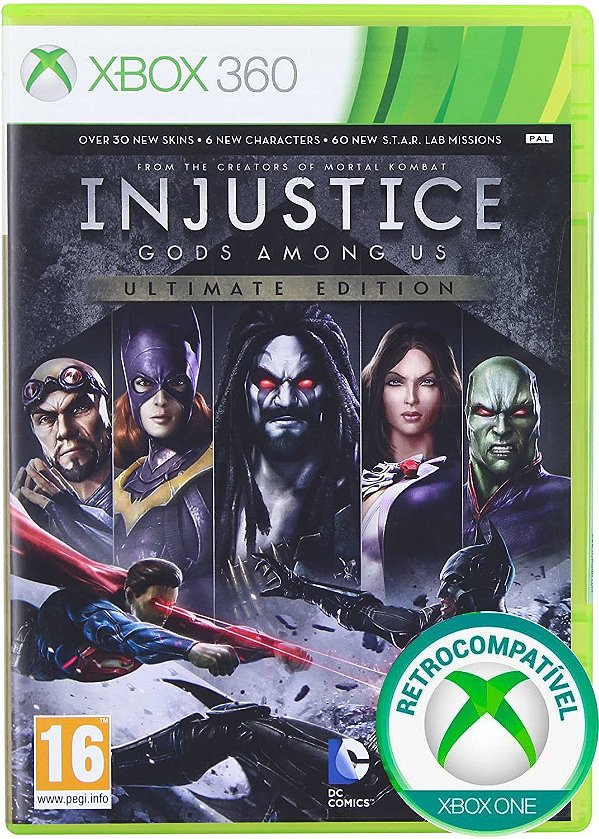 Jogo Injustice Gods Among Us + Liga da Justiça - Xbox 360 - Loja