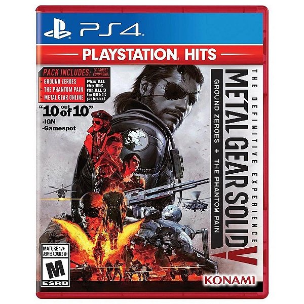 Metal Gear Solid V The Definitive Experience Greatest Hits - Ps4