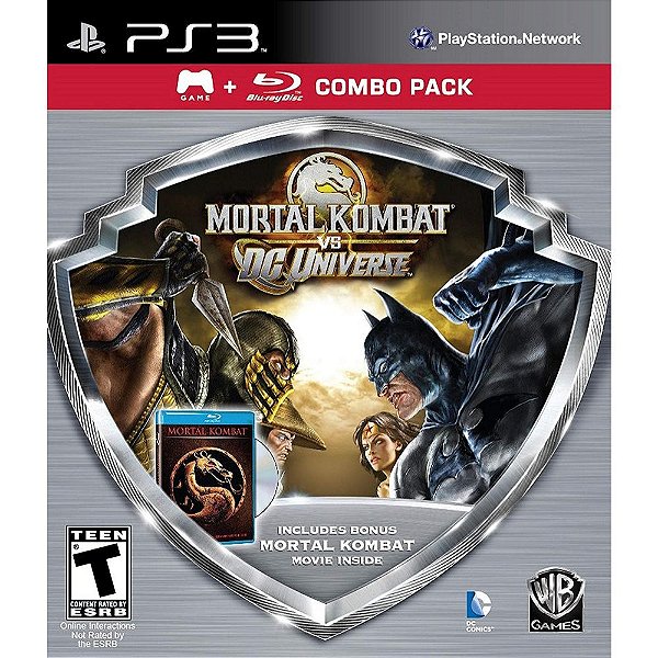 Mortal Kombat Vs Dc Universe Silver - Ps3