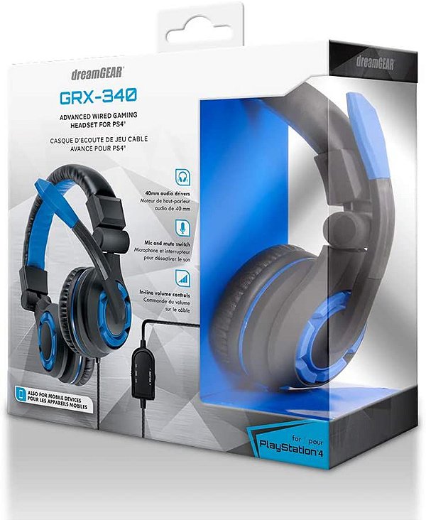 DreamGear GRX-340 Wired Gaming Headset - PS4