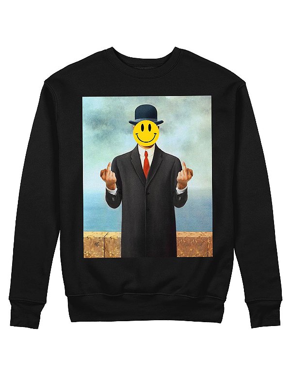 Moletom Magritte Smile