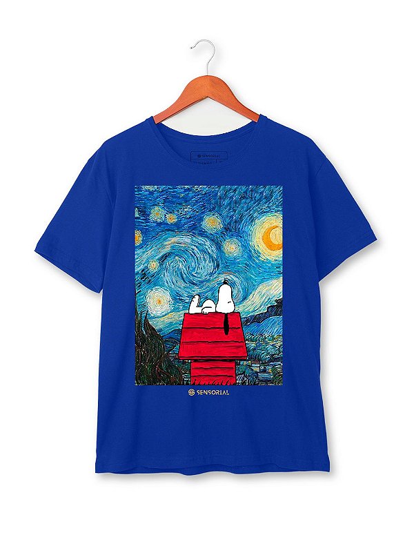 Camiseta Snoopy Noite Estrelada - Sensorial, camisetas exclusivas, compre  online