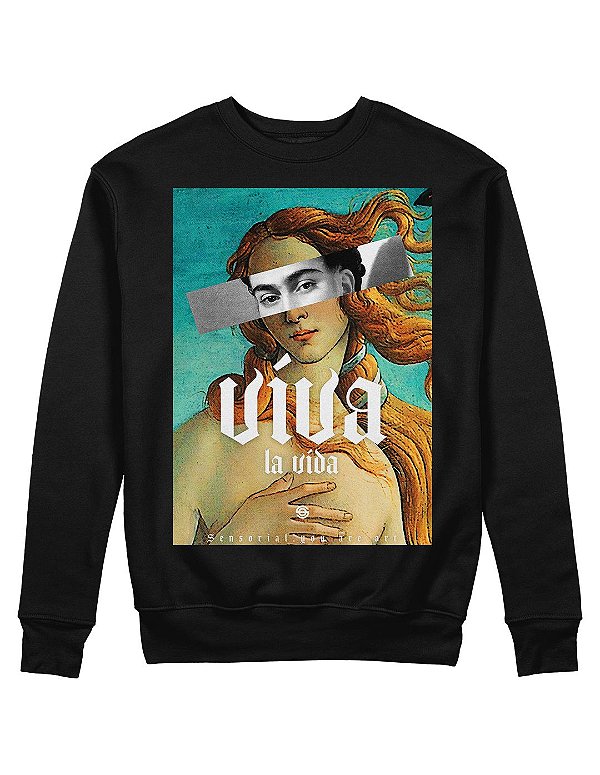 Moletom Frida Kahlo Viva la vida