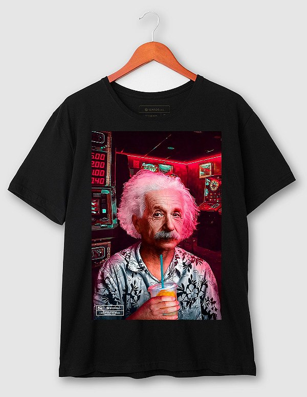 Camiseta Albert Einstein no Rolê