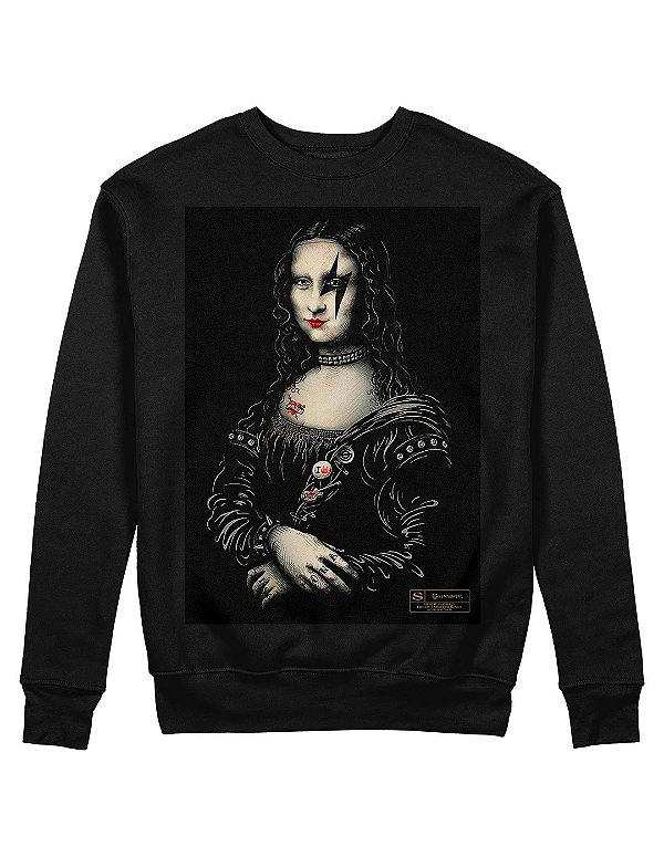 Moletom Mona Lisa Kiss