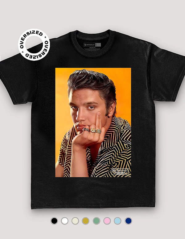 Camiseta Oversized Elvis Presley